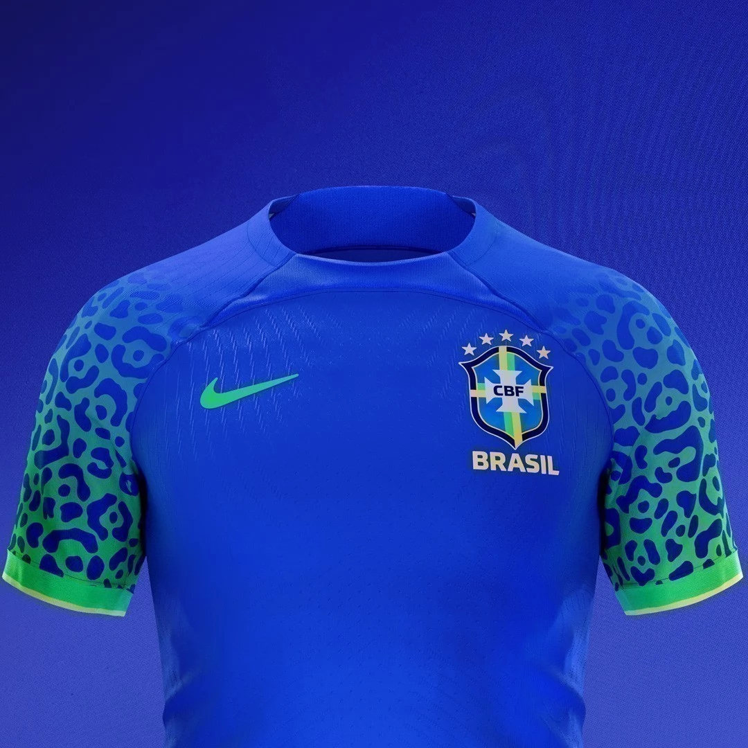 Brasilien VM Trøje 2022 Børn Udebanetrøje